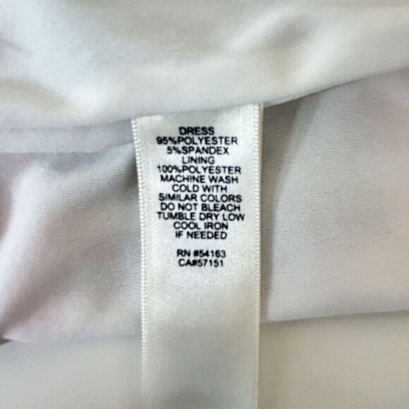 Eliza J Sz 4 Geometric Striped Shift Dress Colorful Stretch Career Spring Event - Picture 6 of 10